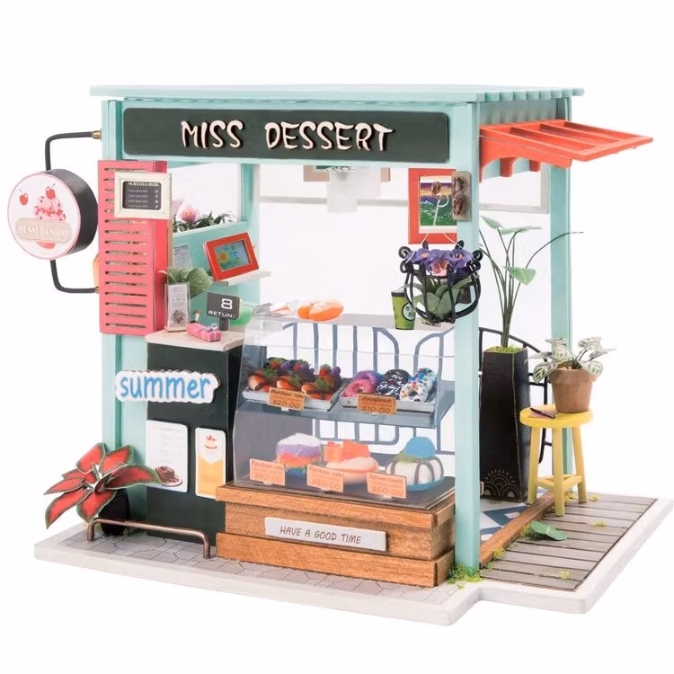 Miniatyrpyssel- Byggsats 'Dessertkiosken'