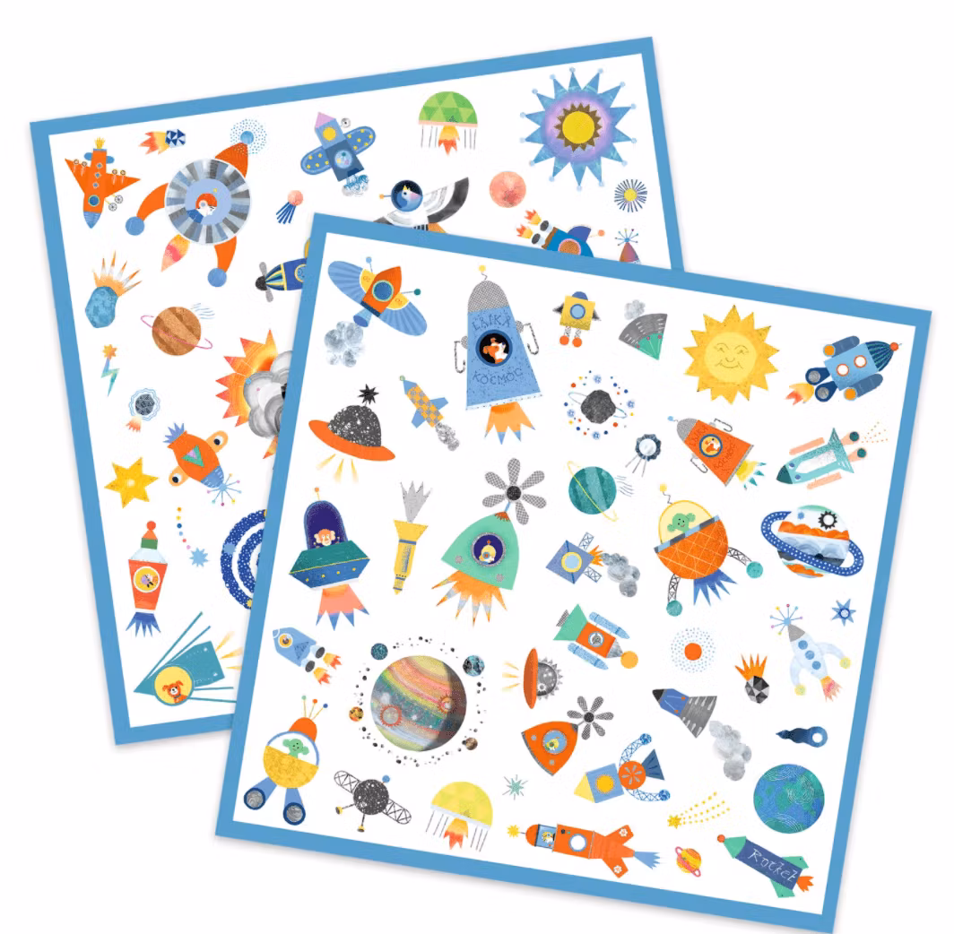 Klistermärken - Rymden