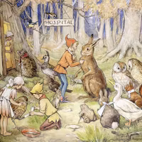 Dubbelt kort med kuvert - Veterinärerna (Fraktfritt)