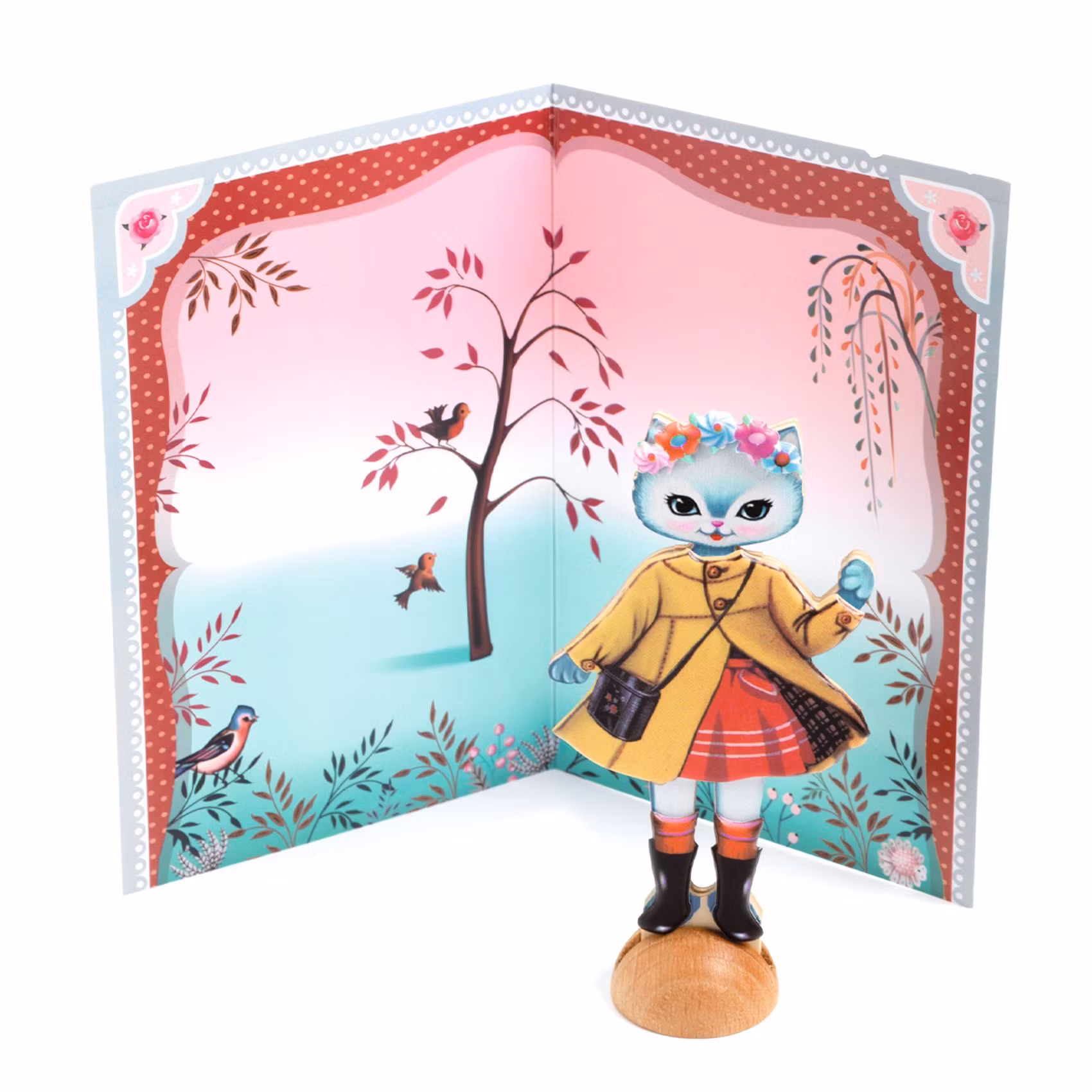 Klippdockor - Tre dockor med många kläder