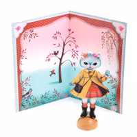 Klippdockor - Tre dockor med många kläder