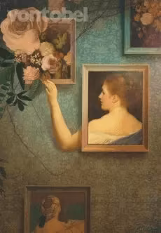 Dubbelt kort med kuvert - Utanför ramen (Fraktfritt)