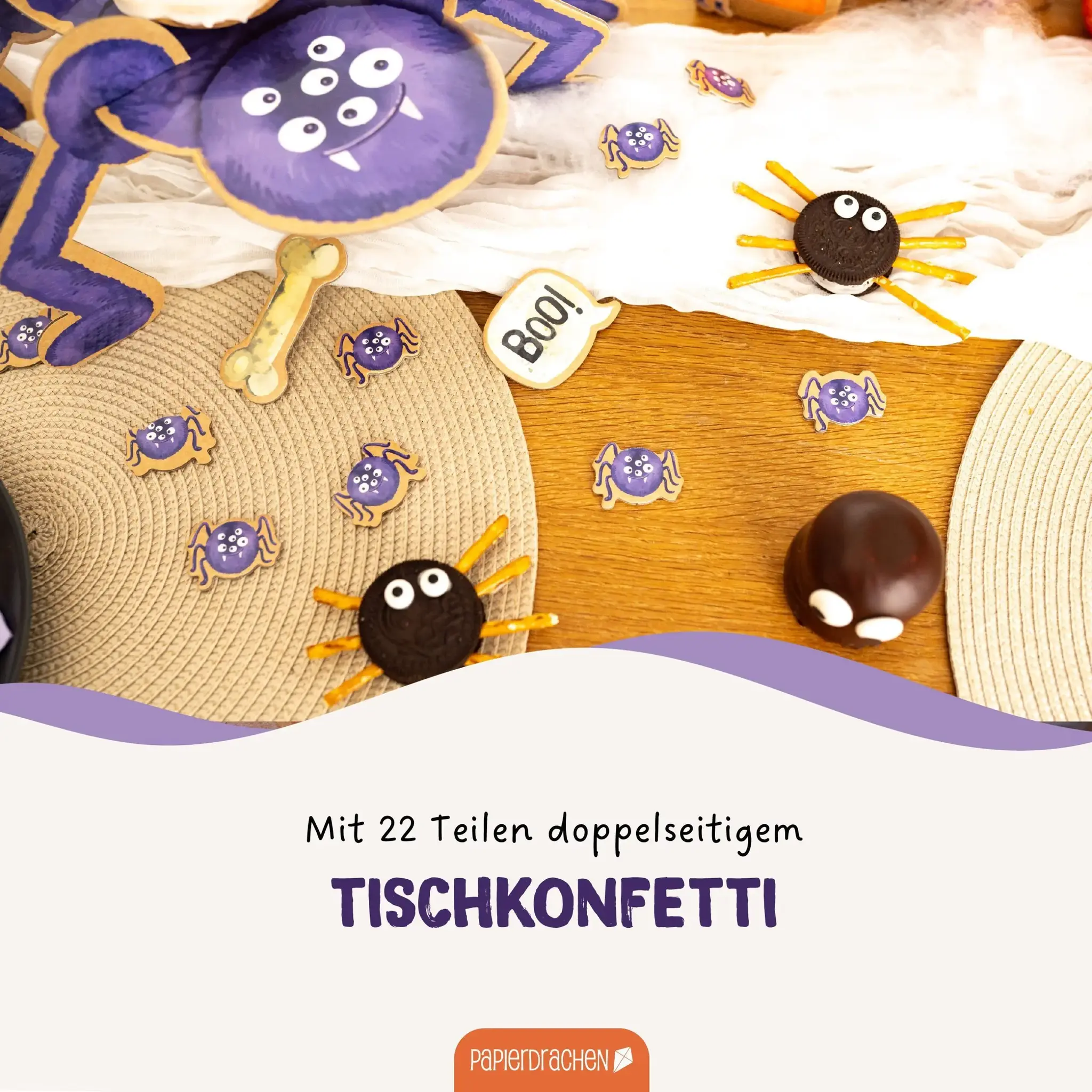 Kakfat i form av en spindel