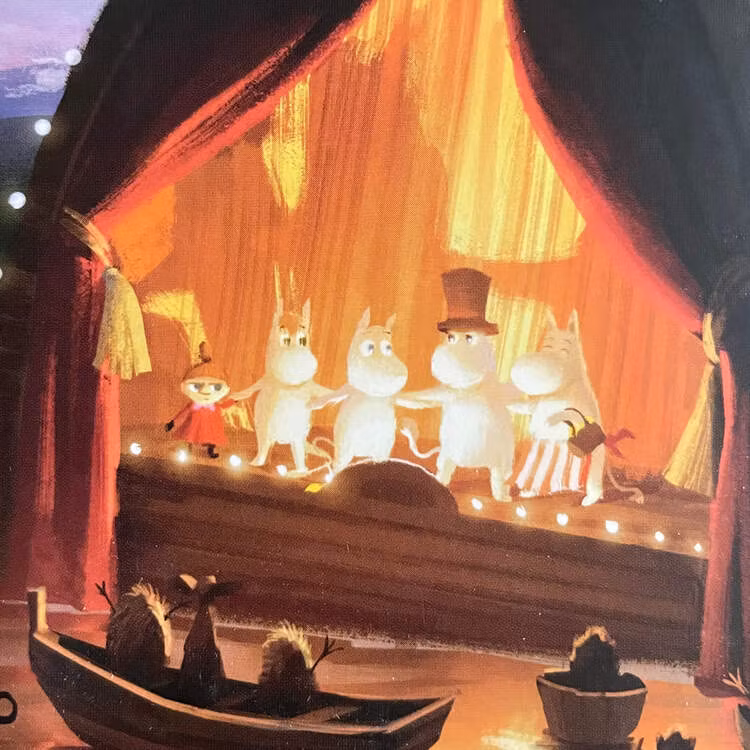 Liten anteckningsbok - Mumin på scen