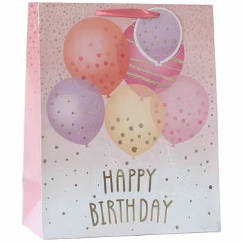 Större Presentpåse - Grattisballonger