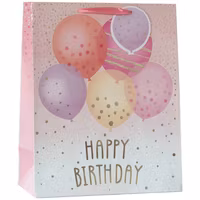 Större Presentpåse - Grattisballonger