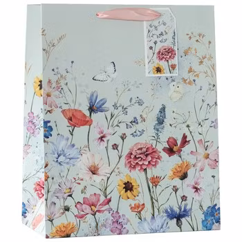 Presentpåse Stor - Blomsteräng