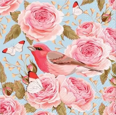 English Roses Bird - Servetter