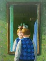 Enkelt Kort - Anka på huvudet (Fraktfritt)