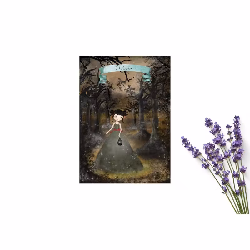Enkelt Kort - Oktober (Fraktfritt)