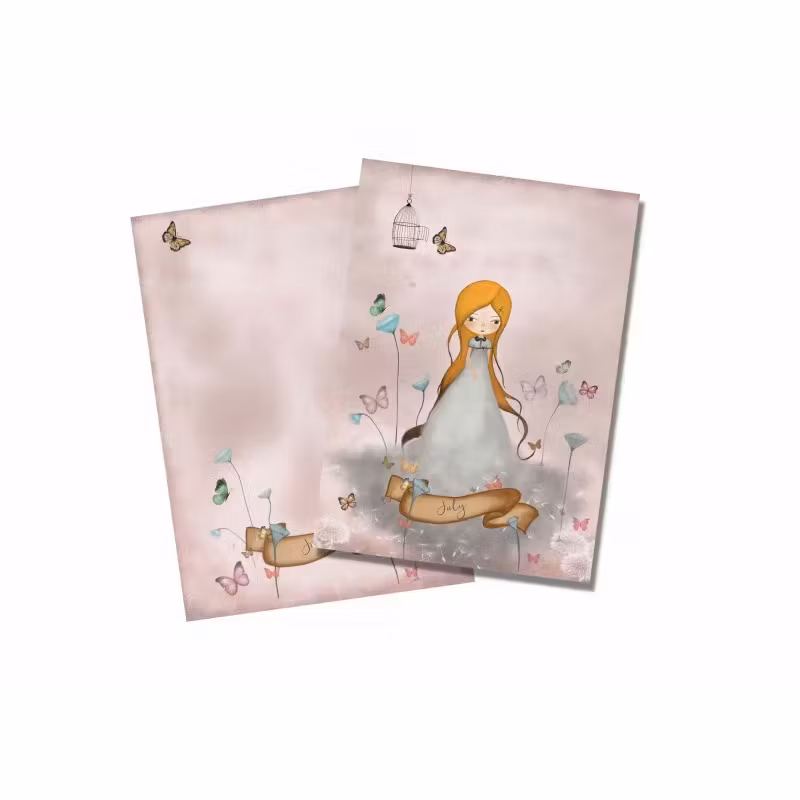 Enkelt Kort - Juli (Fraktfritt)