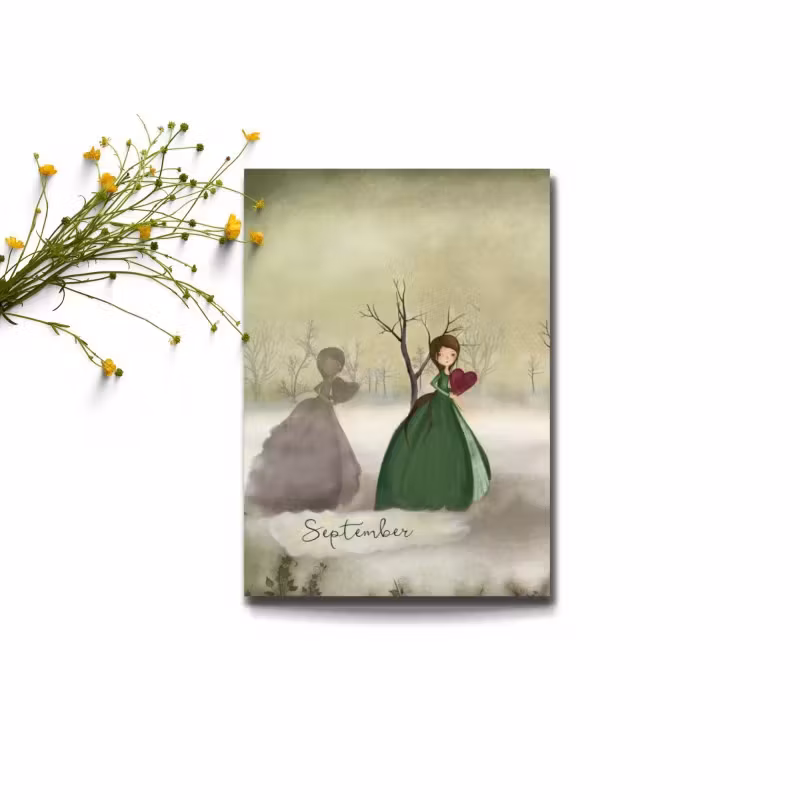 Enkelt Kort - September (Fraktfritt)