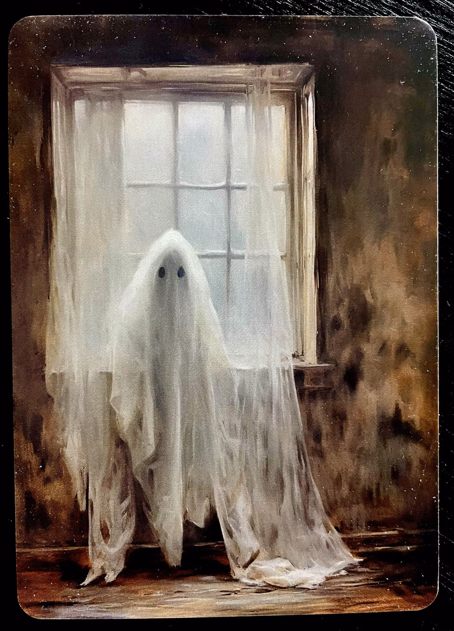 Enkelt kort - Spökgardiner(Fraktfritt)