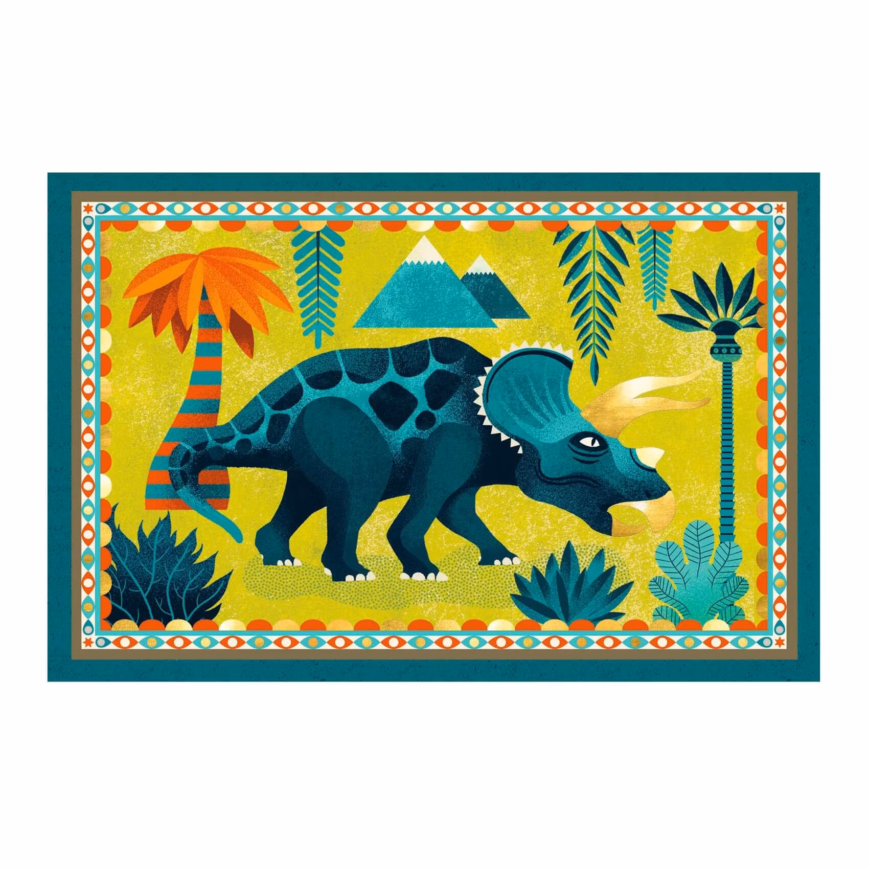 Inbjudningskort, Cric Croc, Dino Rock! - 8 st från Djeco