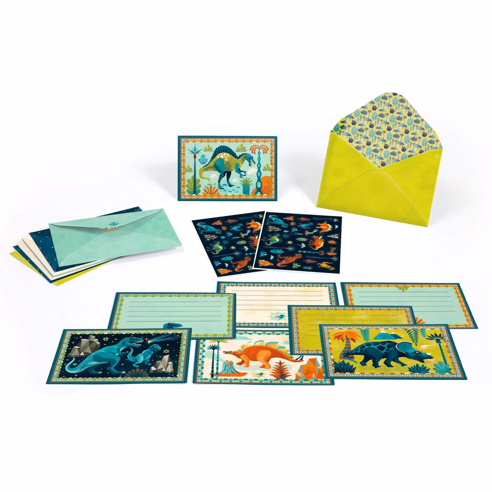 Inbjudningskort, Cric Croc, Dino Rock! - 8 st från Djeco