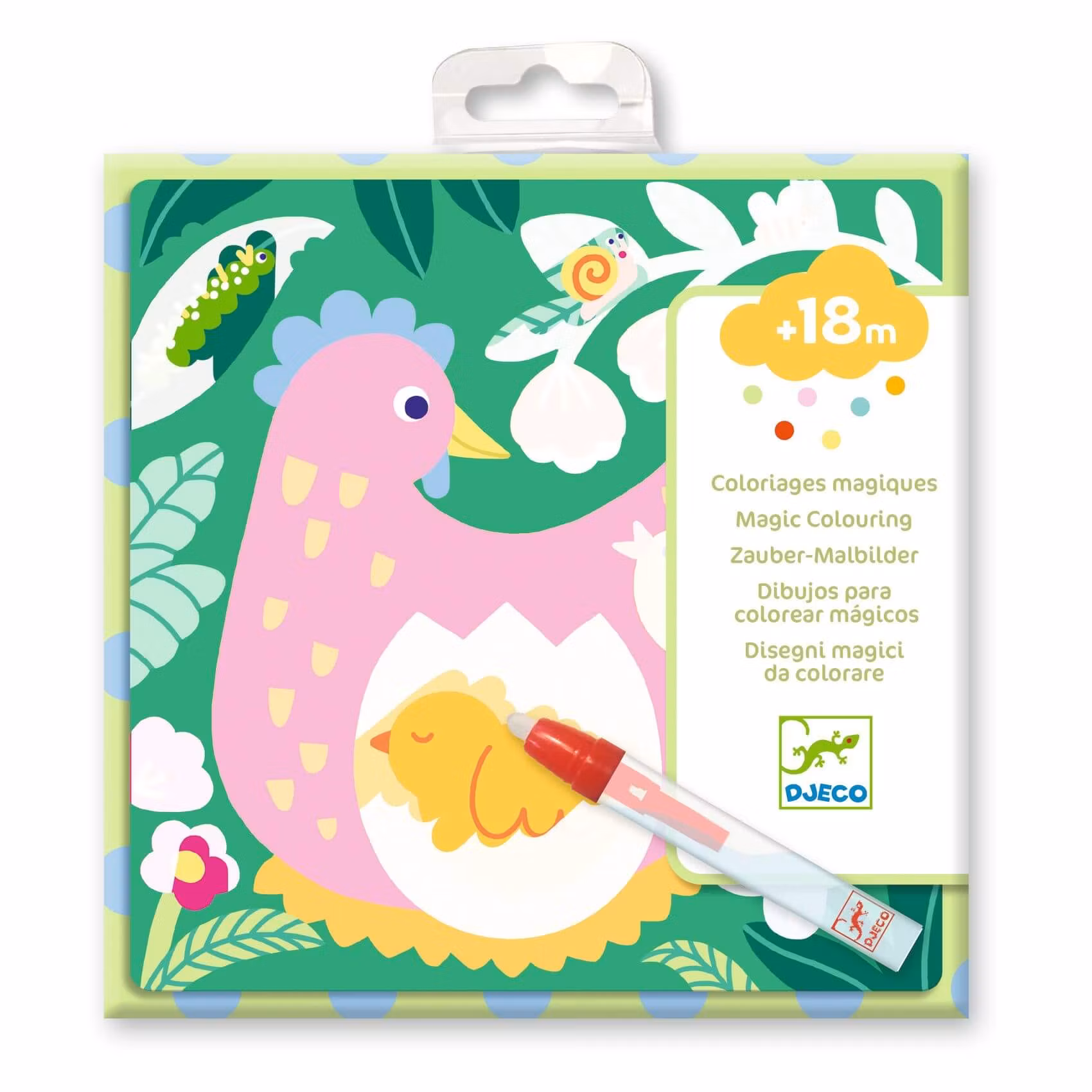 Måla med vatten - Trädgårdsdjur