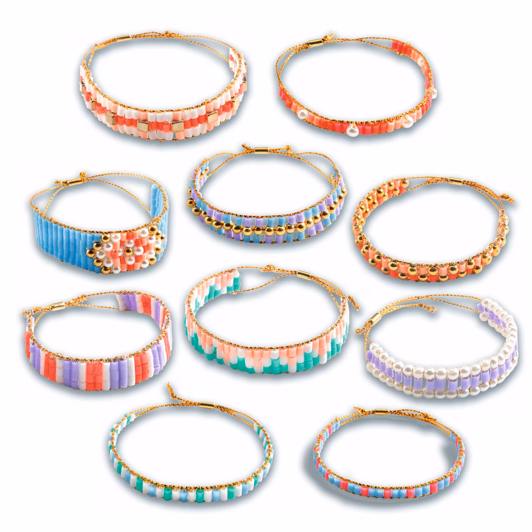 Stor pärla - Gör egna armband med vävstol från Djeco