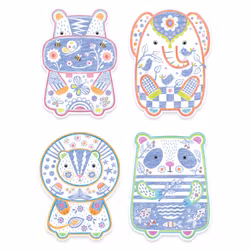 Rita med magisk penna - 12 olika figurer