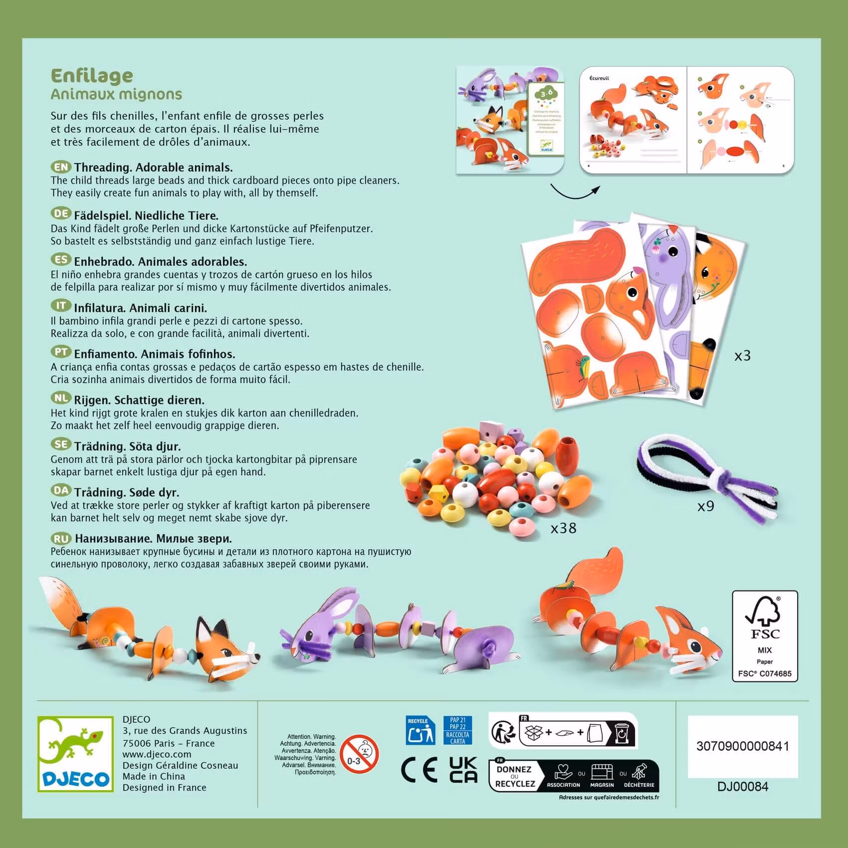 Tråda Pyssel - Söta Djur