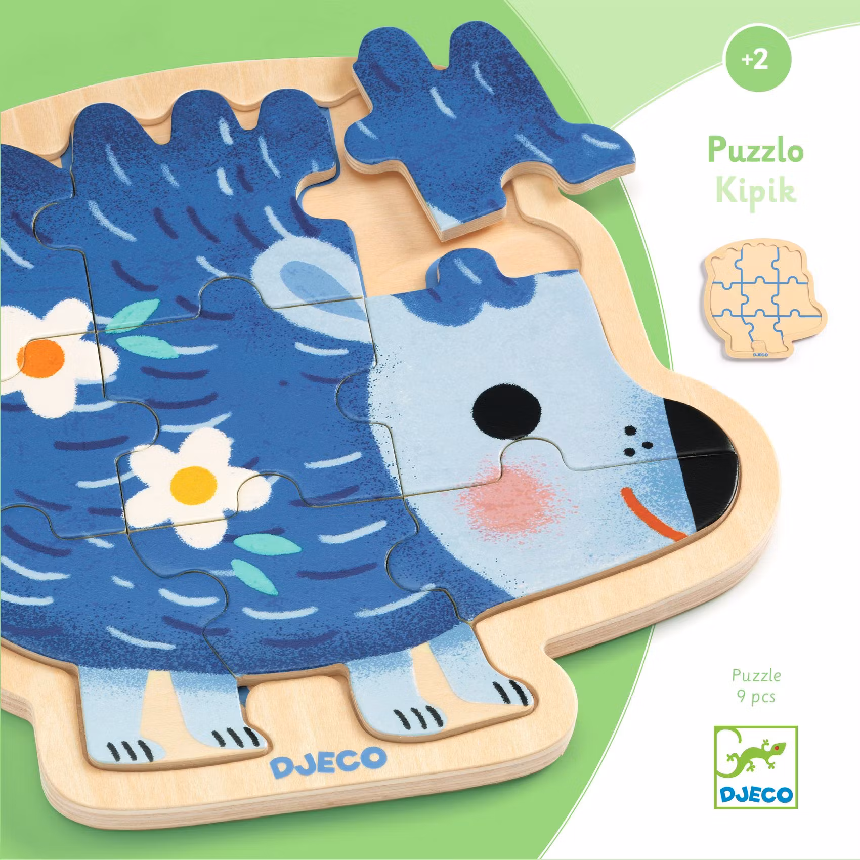 Pussel för de minsta - Igelkotten (från 2 år)