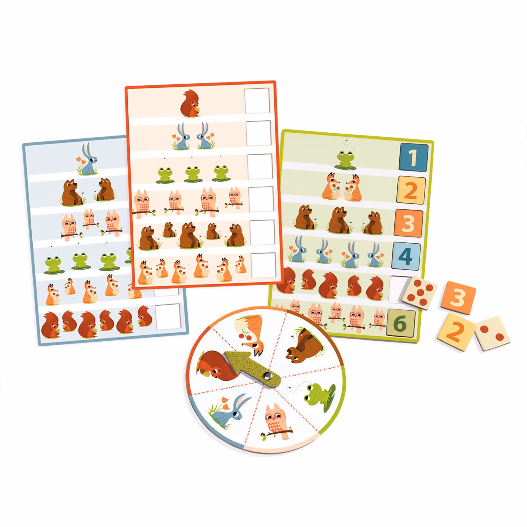 Bingo - Räkna med siffror och djur