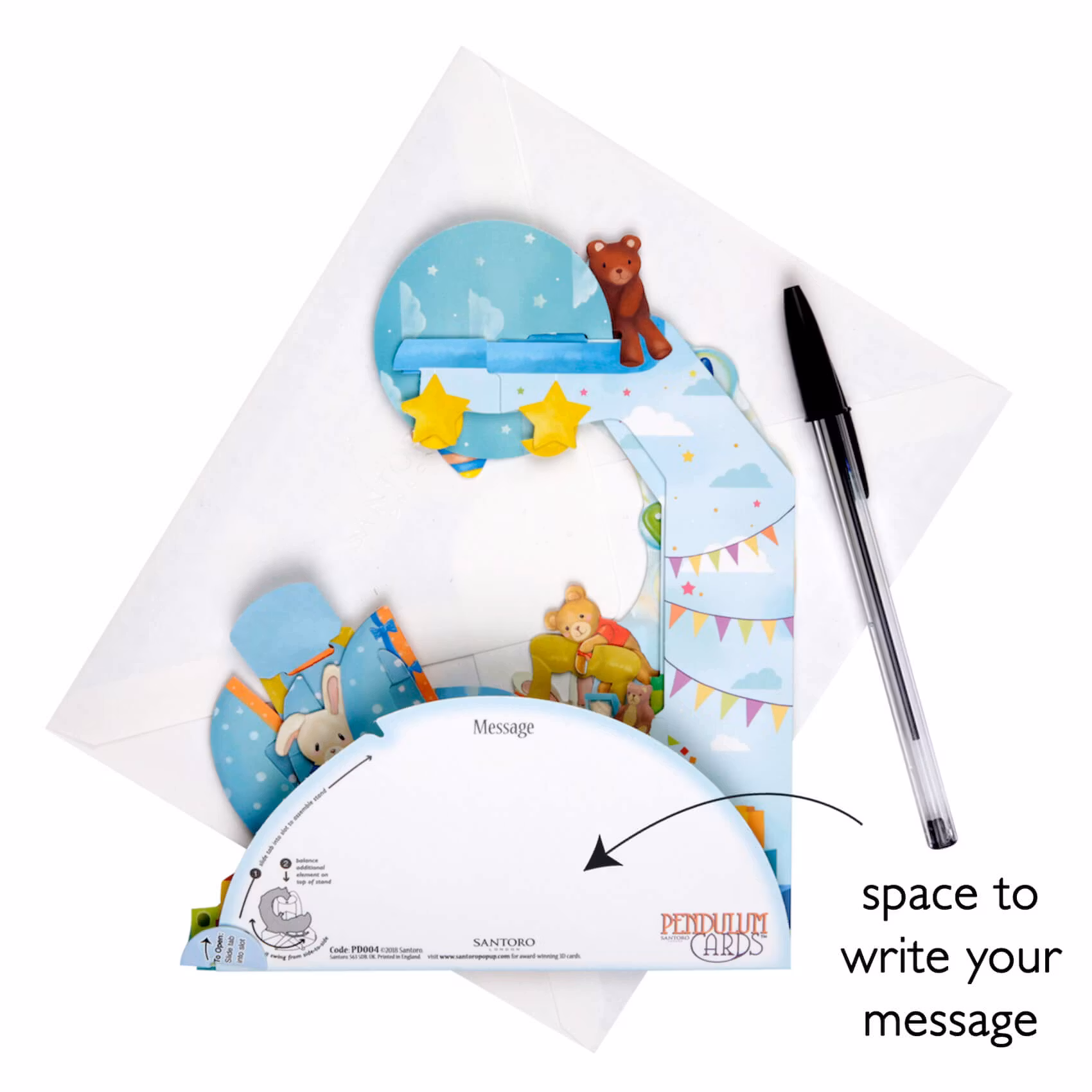 Magiska gratulationskort - lille pojk (Fraktfritt)