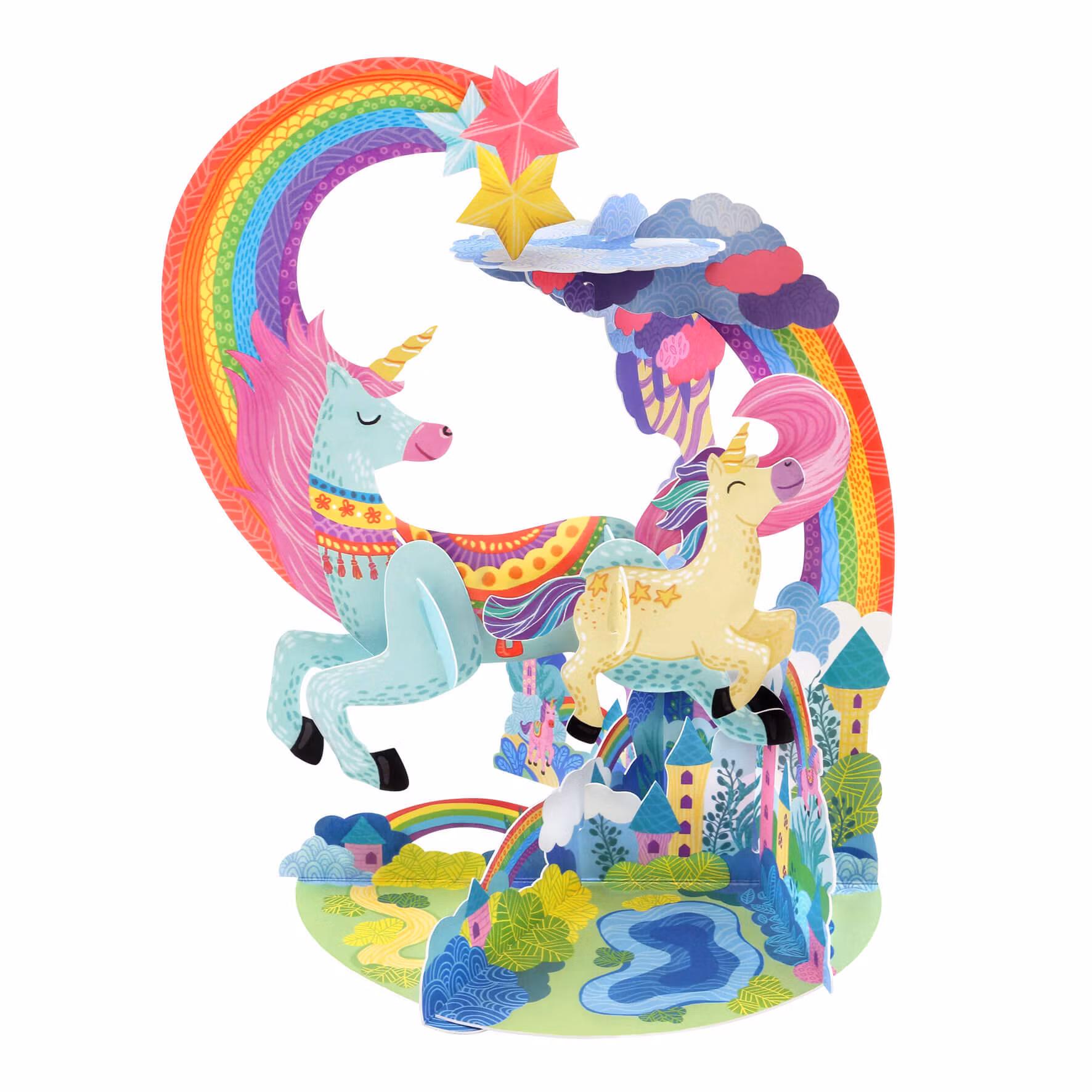 Magiska gratulationskort - Enhörningar (Fraktfritt)