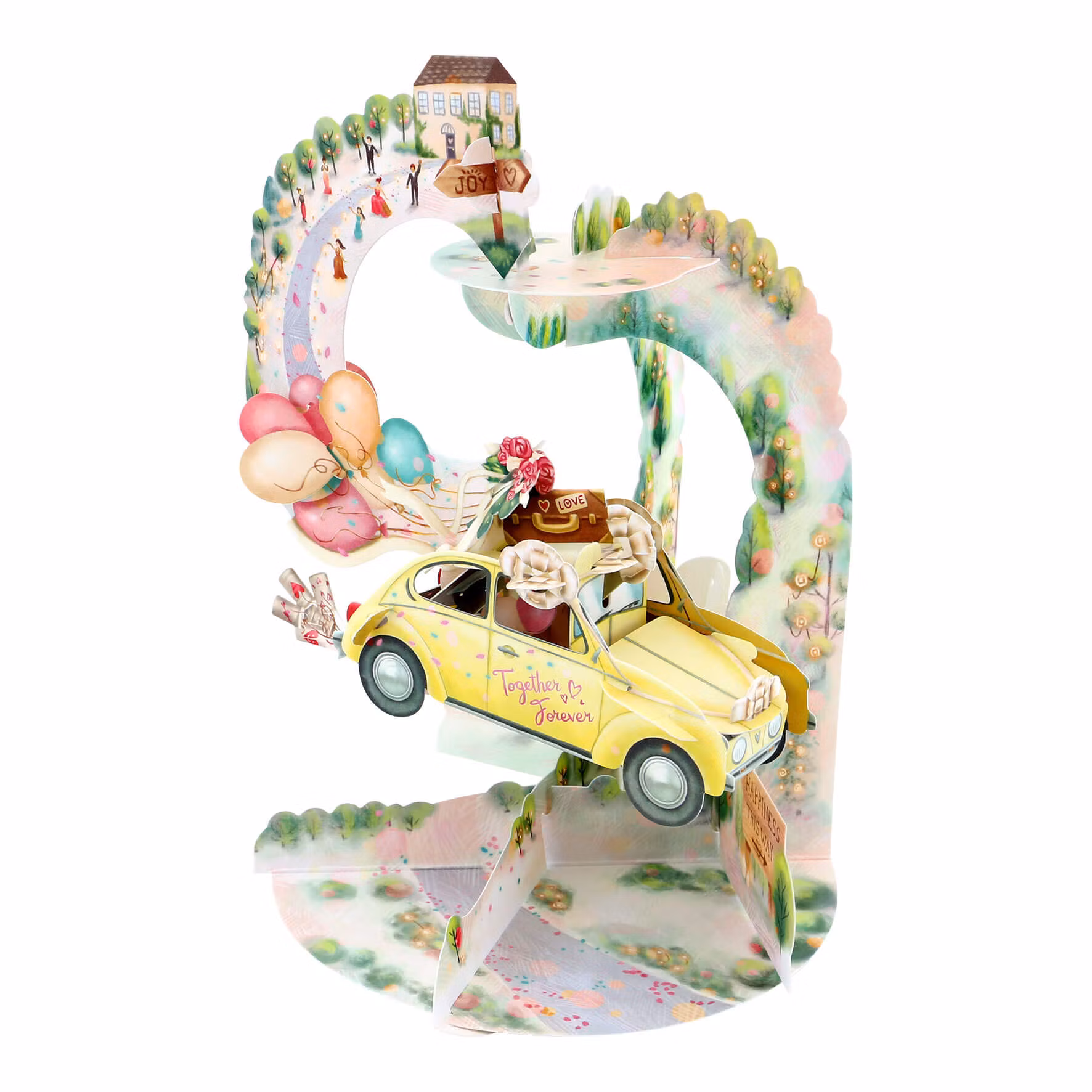 Magiska gratulationskort - Tillsammans för alltid (Fraktfritt)