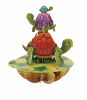 Magiska gratulationskort - Sköldpaddspyramid (Fraktfritt)