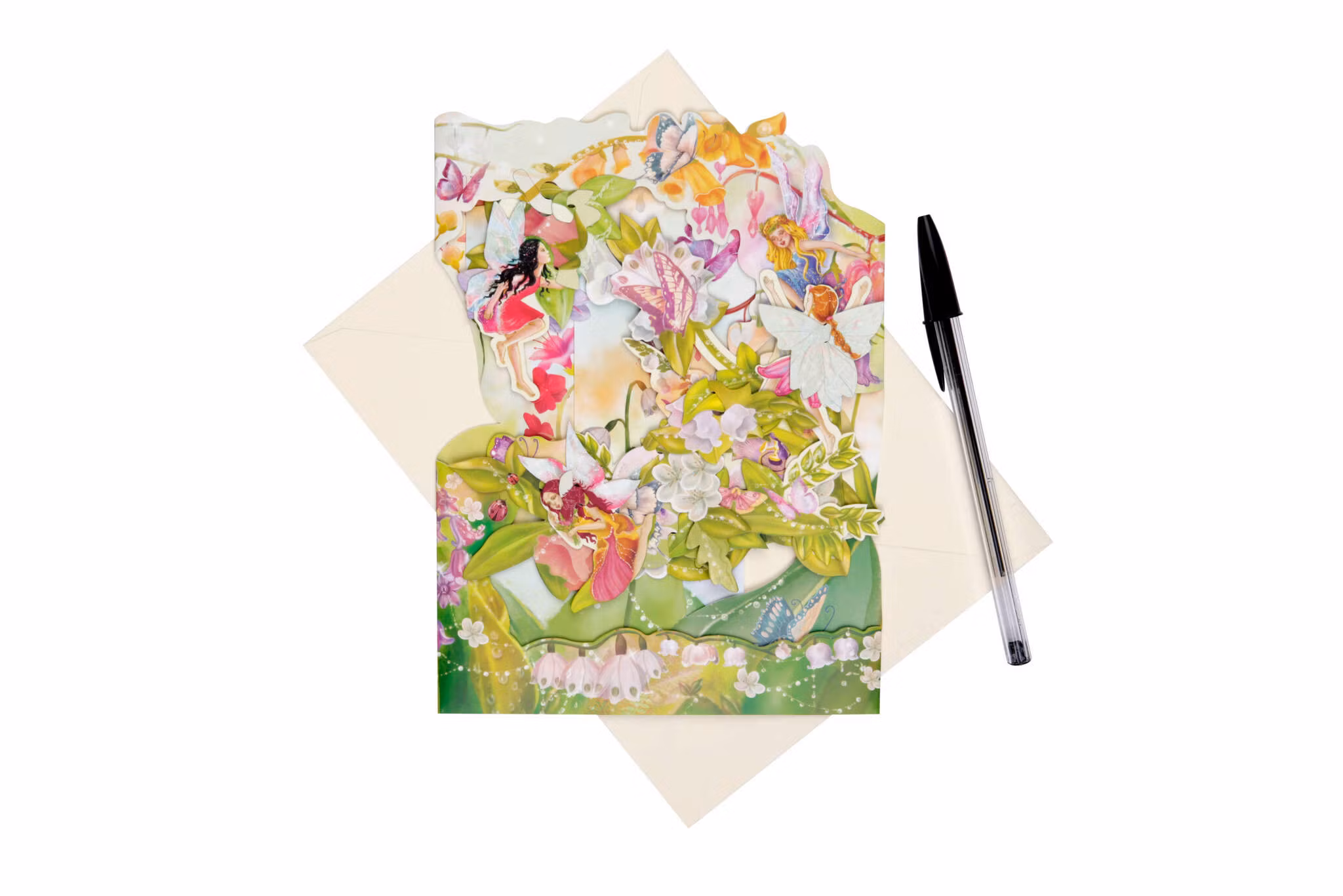 Magiskt gratulationskort - Feer (Fraktfritt)