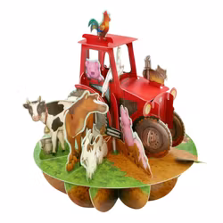 Magiskt gratulationskort - Livet på landet (Fraktfritt)