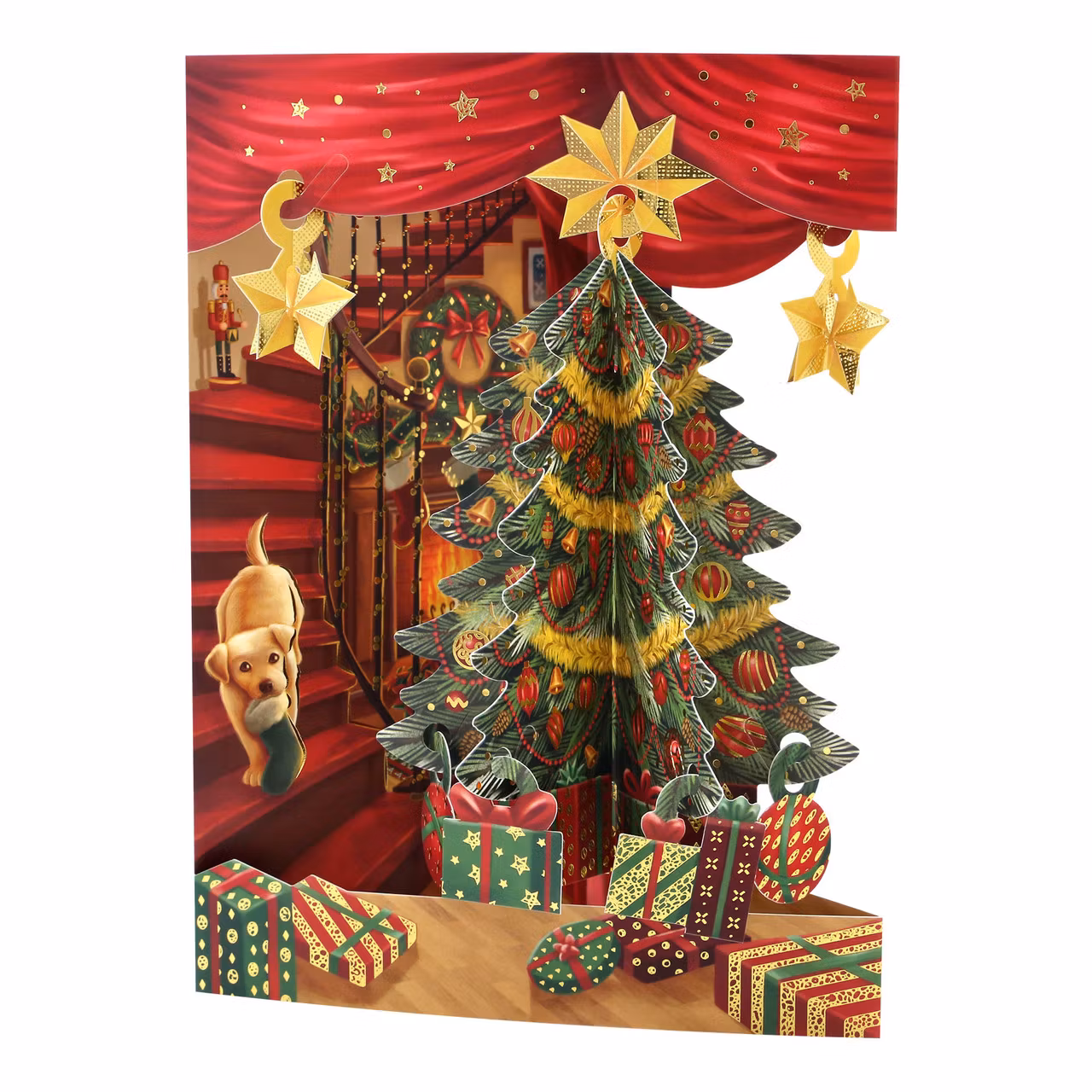 Magiskt gratulationskort - Julgran (Fraktfritt)