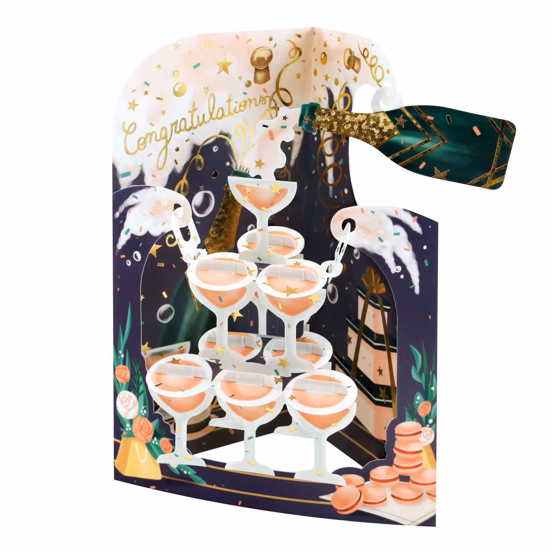 Magiskt gratulationskort - Grattis (Fraktfritt)