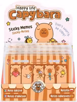 Självhäftande bokmärken - Capybara (Fraktfritt)