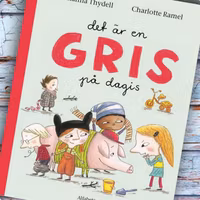 Det är en gris på dagis