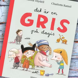 Det är en gris på dagis