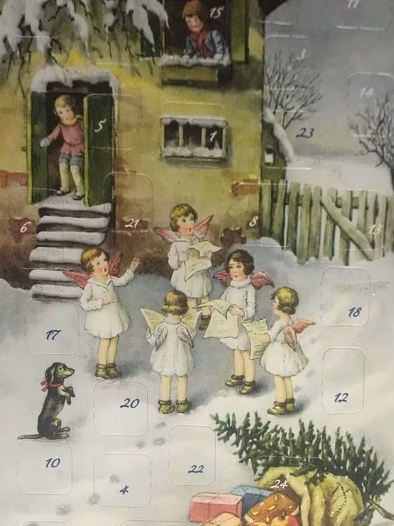 Små Adventskalendrar Julkortstorlek - Massor att välja bland (Fraktfritt)