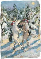 Julkort med kuvert - Hälgdans (Fraktfritt)