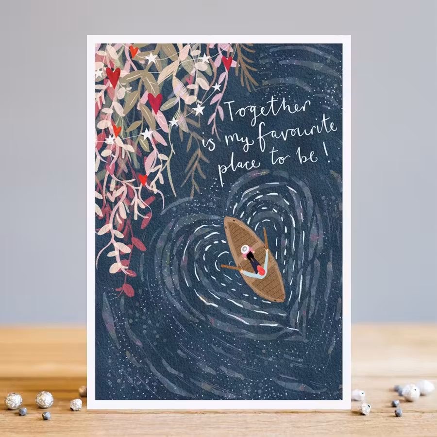 Kort med kuvert - I en båt nära dig (Fraktfritt)