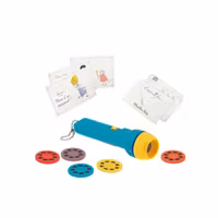 Sagoficklampa i vacker sagobok - 5 bildrullar medföljer - Från Moulin Roty