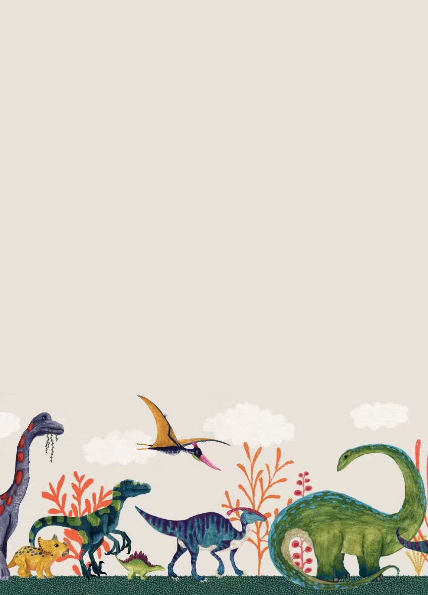 Skrivset med Brevpapper - Dinosaurier