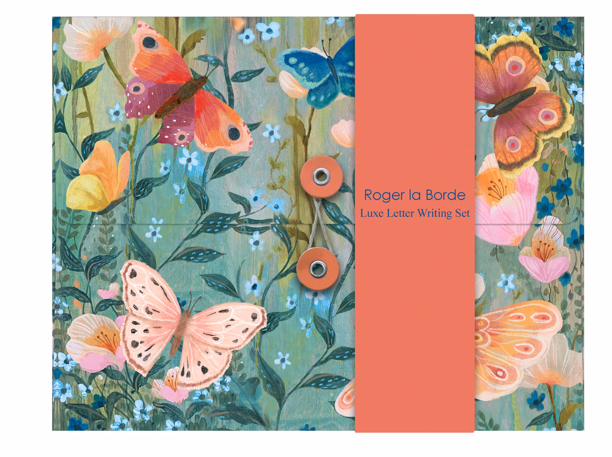 Skrivset med Brevpapper - Fjärilar