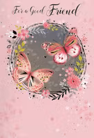 Kort med kuvert - Till en god vän (Fraktfritt)