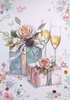 Dubbelt kort med kuvert - Frieri (Fraktfritt)