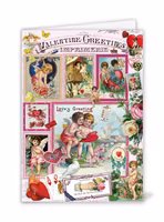 Dubbelt alla hjärtansdag-kort med kuvert - Änglakärlek (Fraktfritt)