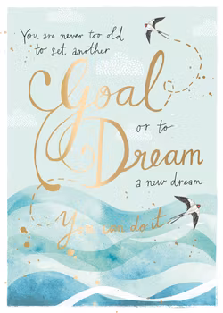 Dubbelt kort med kuvert - Drömmen fortsätter (Fraktfritt)