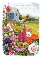 Dubbelt kort med kuvert - Sommarhälsning (Fraktfritt)