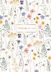 Dubbelt kort med kuvert - Tankar till dig (Fraktfritt)