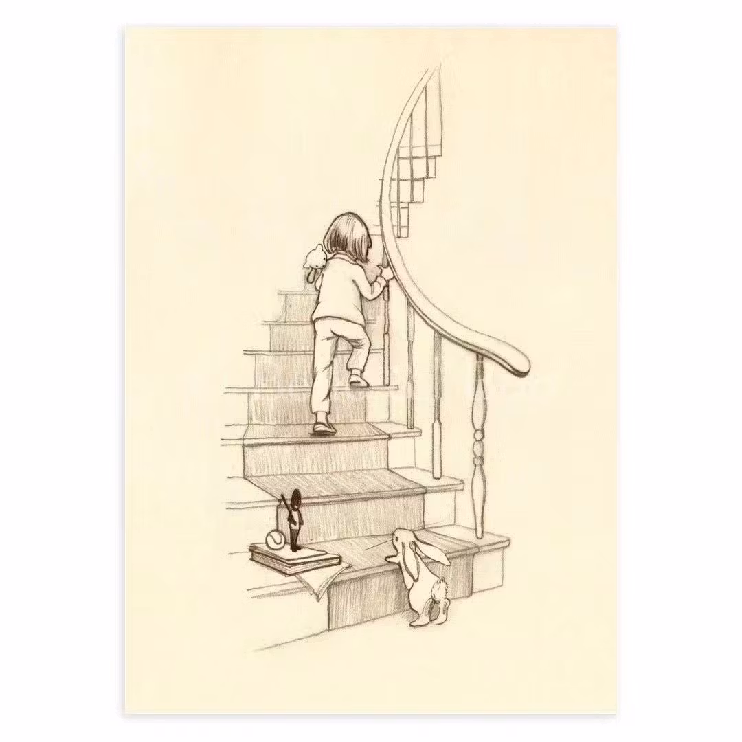 Enkelt Kort - Belle & Boo - Dags att sova (Fraktfritt)