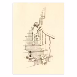 Enkelt Kort - Belle & Boo - Dags att sova (Fraktfritt)